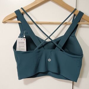 lululemon Like a Cloud Ribbed Longline Bra D/DD size 6